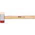 PU & NYLON HEADS MALLET W.WOOD.HANDLE 45