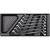 PVC TRAY WITH 7PCS RING SPANNERS 6 19