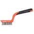 WIRE BRUSH 5x11 ROWS L=180MM W. SCRAPER