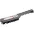WIRE BRUSH 4 ROWS PLASTIC HANDLE