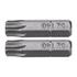 SCREWDRIVER BITS 1/4 25MM TORX T40 2 PCS
