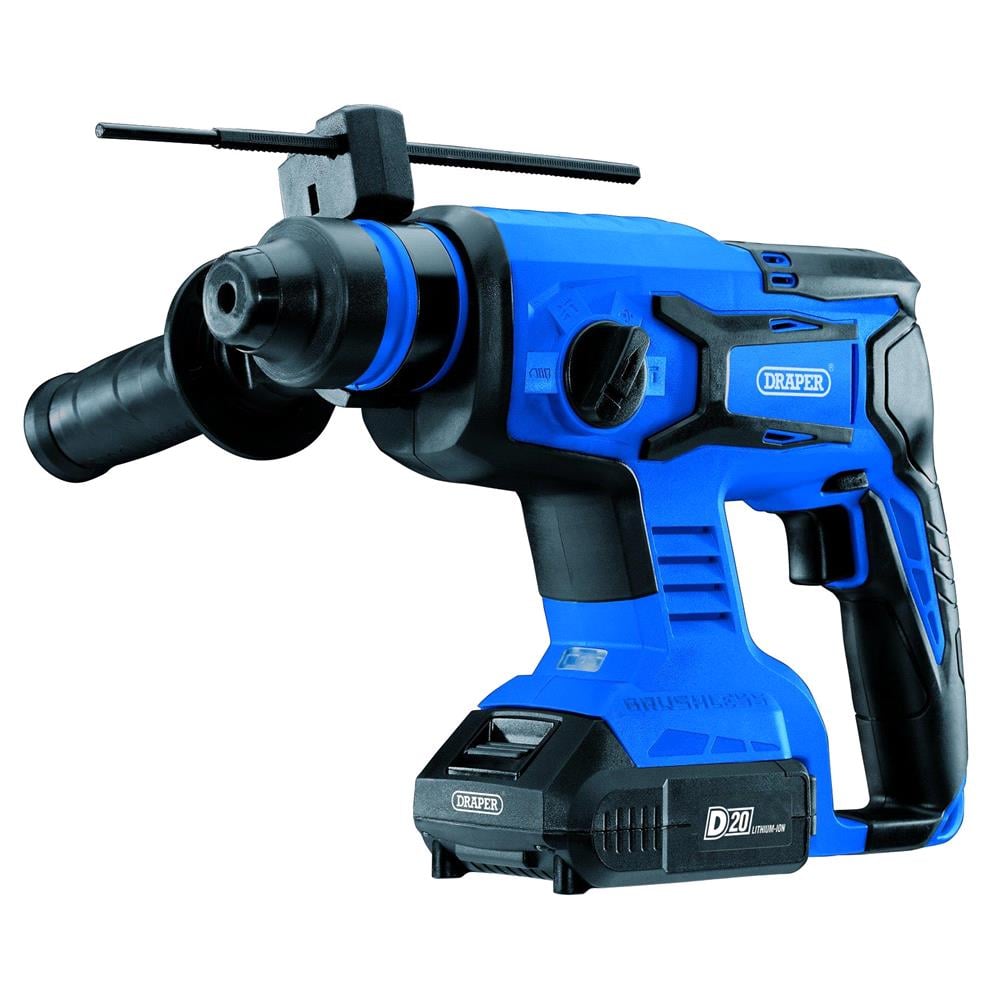 draper-00592-d20-20v-brushless-sds-rotary-hammer-drill-with-2-x-2ah