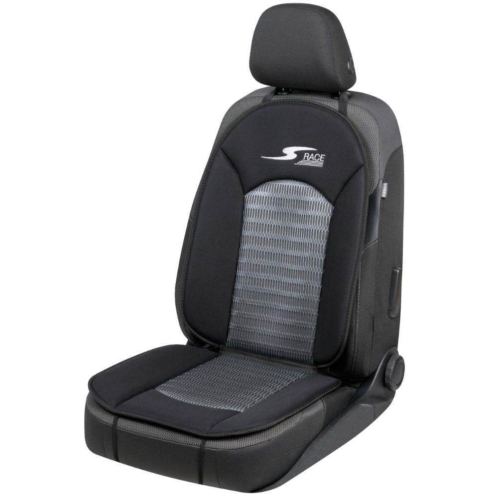 S race Car Seat Cushion Black MicksGarage