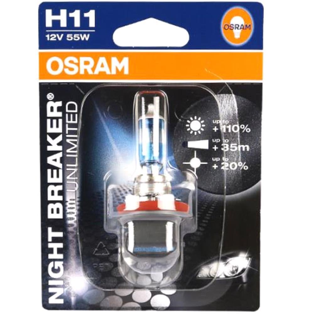 Osram Night Breaker Unlimited H11 Bulb - Single