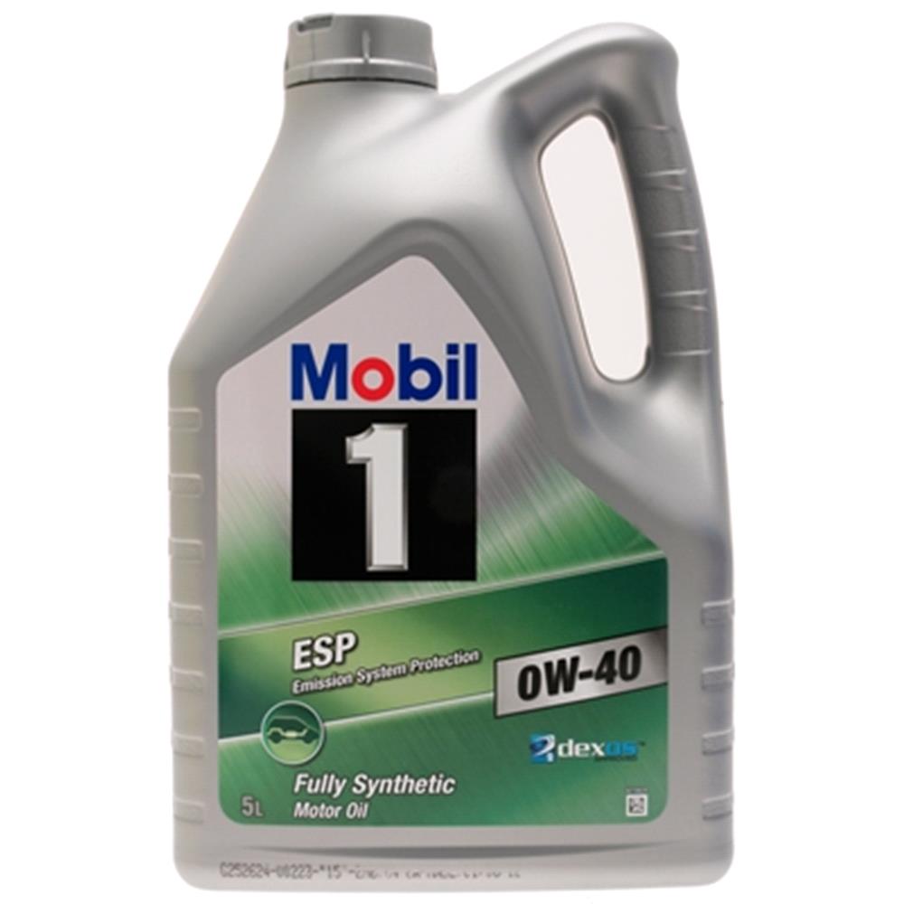 Mobil 1 Esp Formula Fully Synthetic 0w40 Dexos 2 Engine Oil.5 Litre