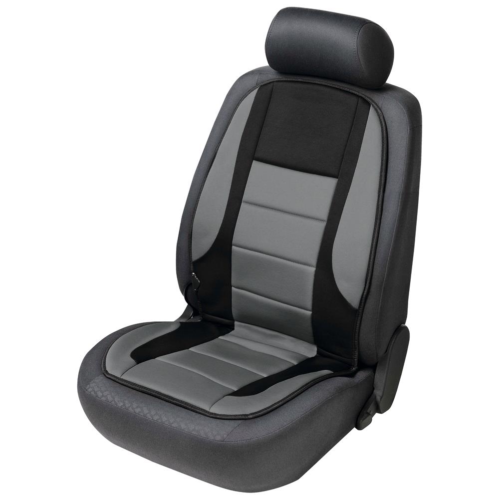 Toasty Heated Seat Cushion Black Grey MicksGarage