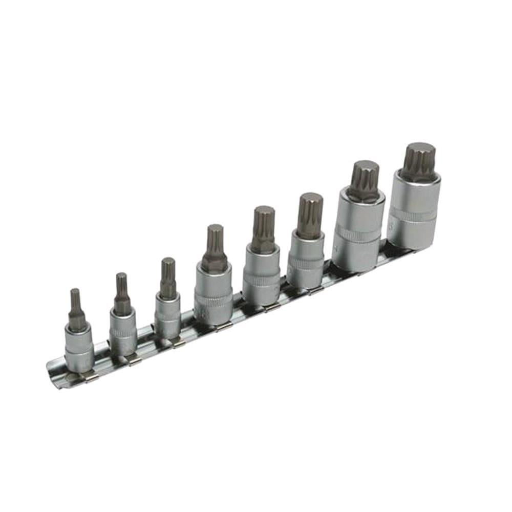 Laser 3266 Spline Bit Set - 8 Piece | MicksGarage