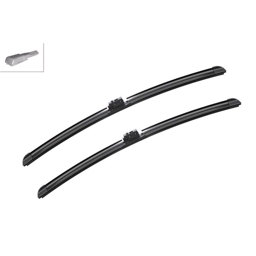 Bosch A844s Aerotwin Flat Wiper Blade Front Set (550 / 550mm Specific Mercedes Connection) For