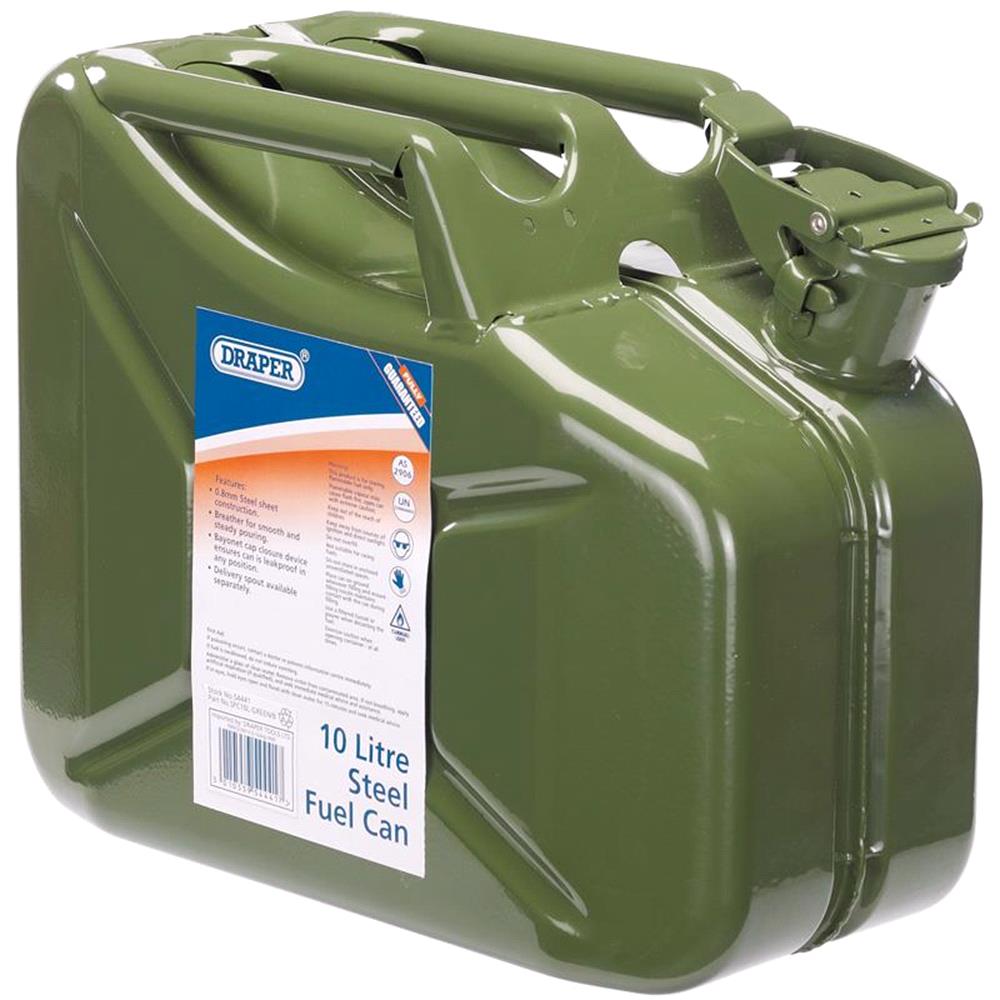 Draper 49955 5l Red Steel Fuel Can