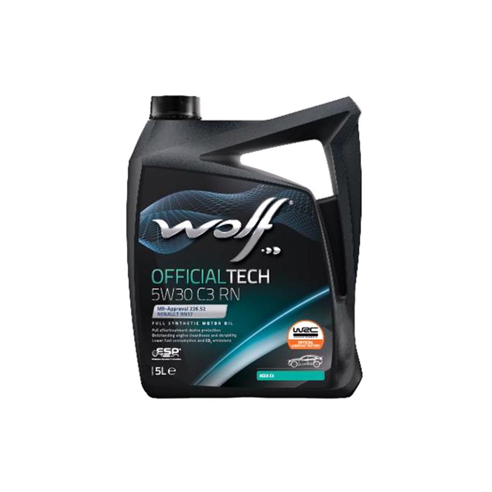 Wolf Officialtech 5w30 C3 Rn Synthetic Engine Oil - 5 Litre | MicksGarage