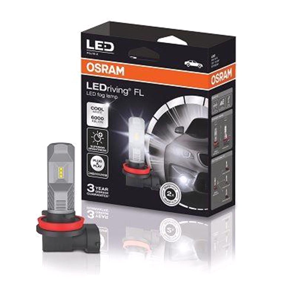 Osram Ledriving 12v H8 - h11 - h16 9w Pgj19 Led Bulb - Twin Pack ...