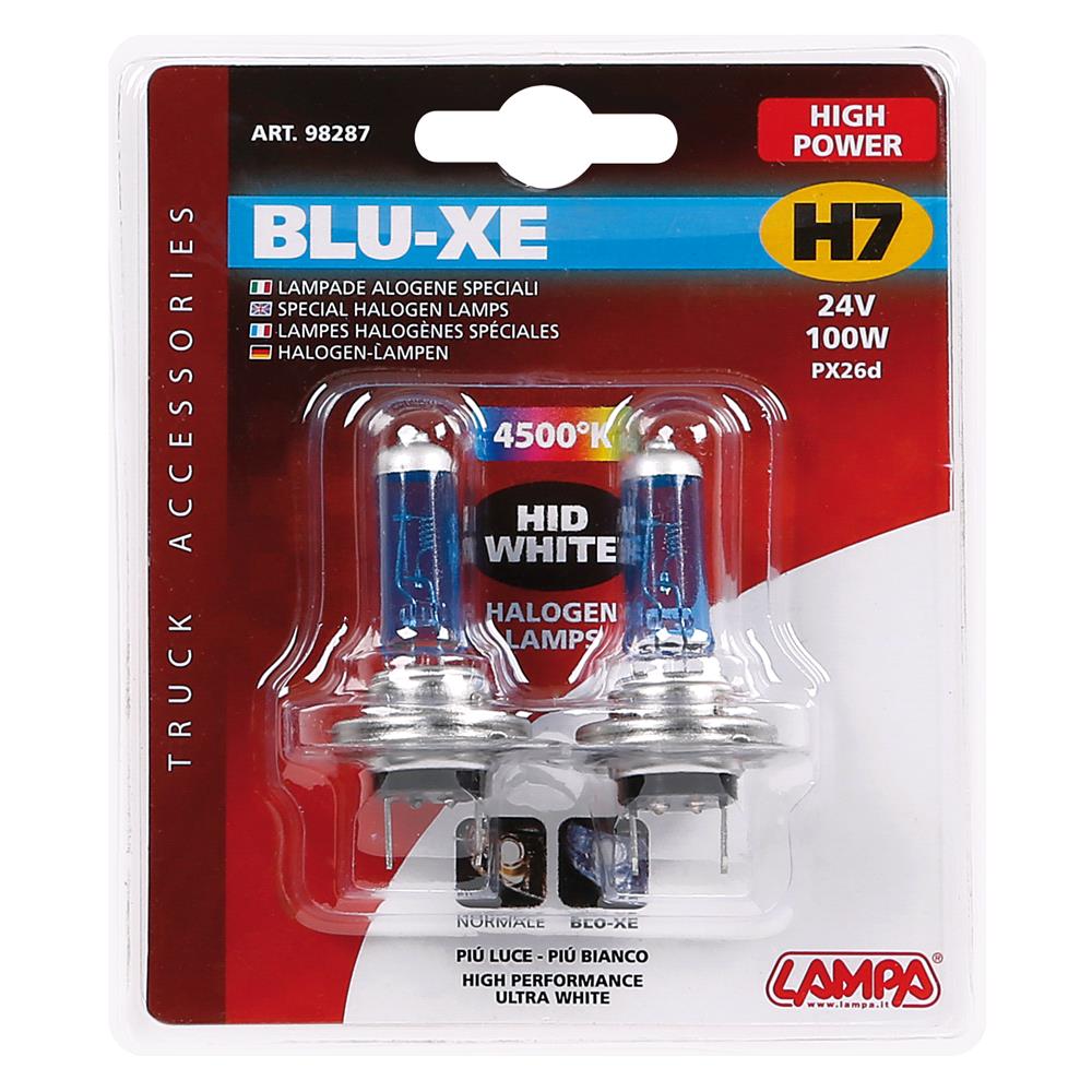 Blu-Xe halogén H7 - es égő PX26d 24V-os 100w-os - 2 darab