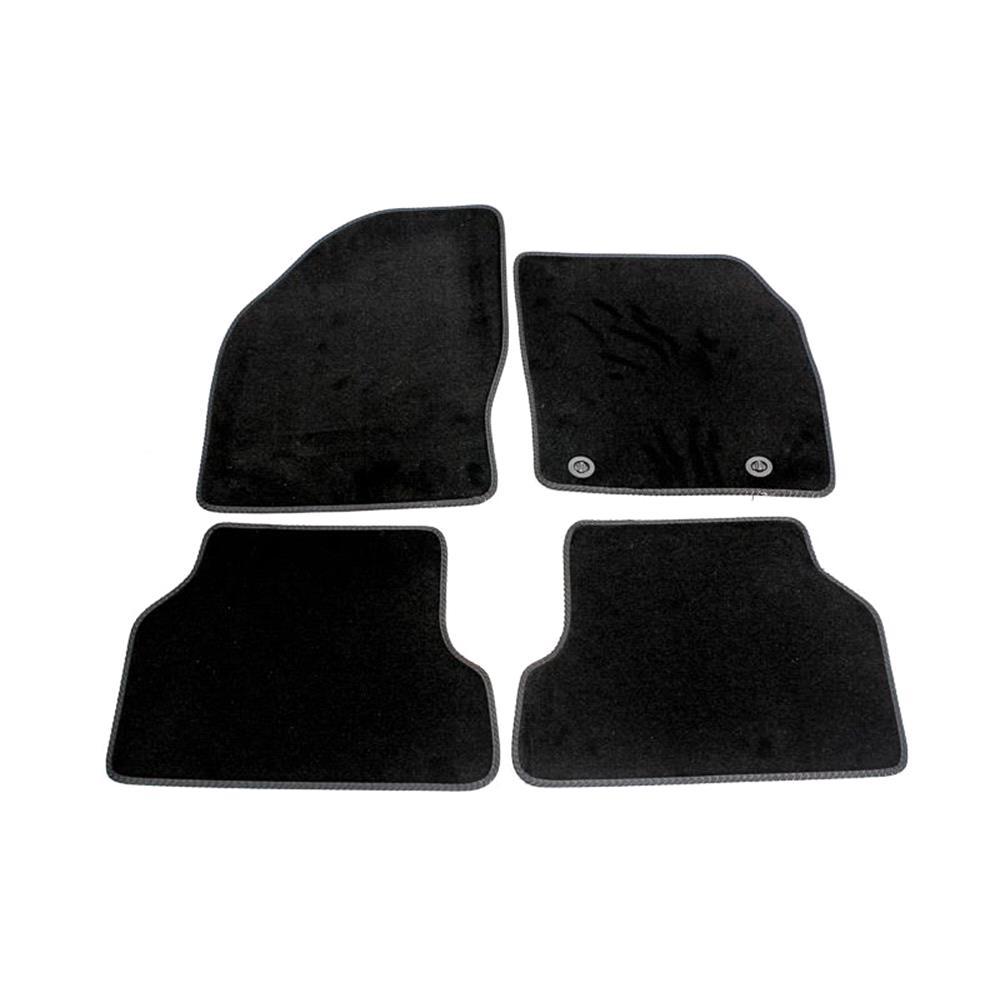 Luxury Tailored Car Floor Mats In Black For Ford Focus Ii 2004 2011