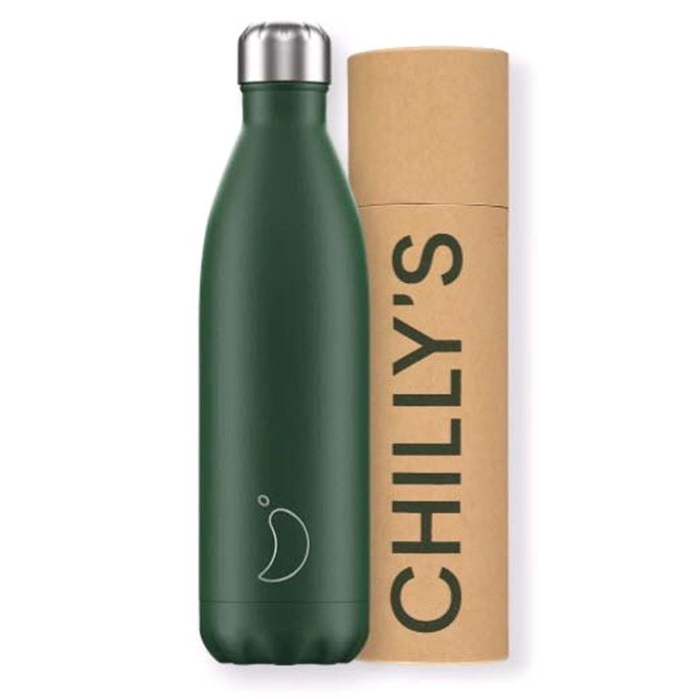 Chilly's 750ml Bottle Matte Green MicksGarage