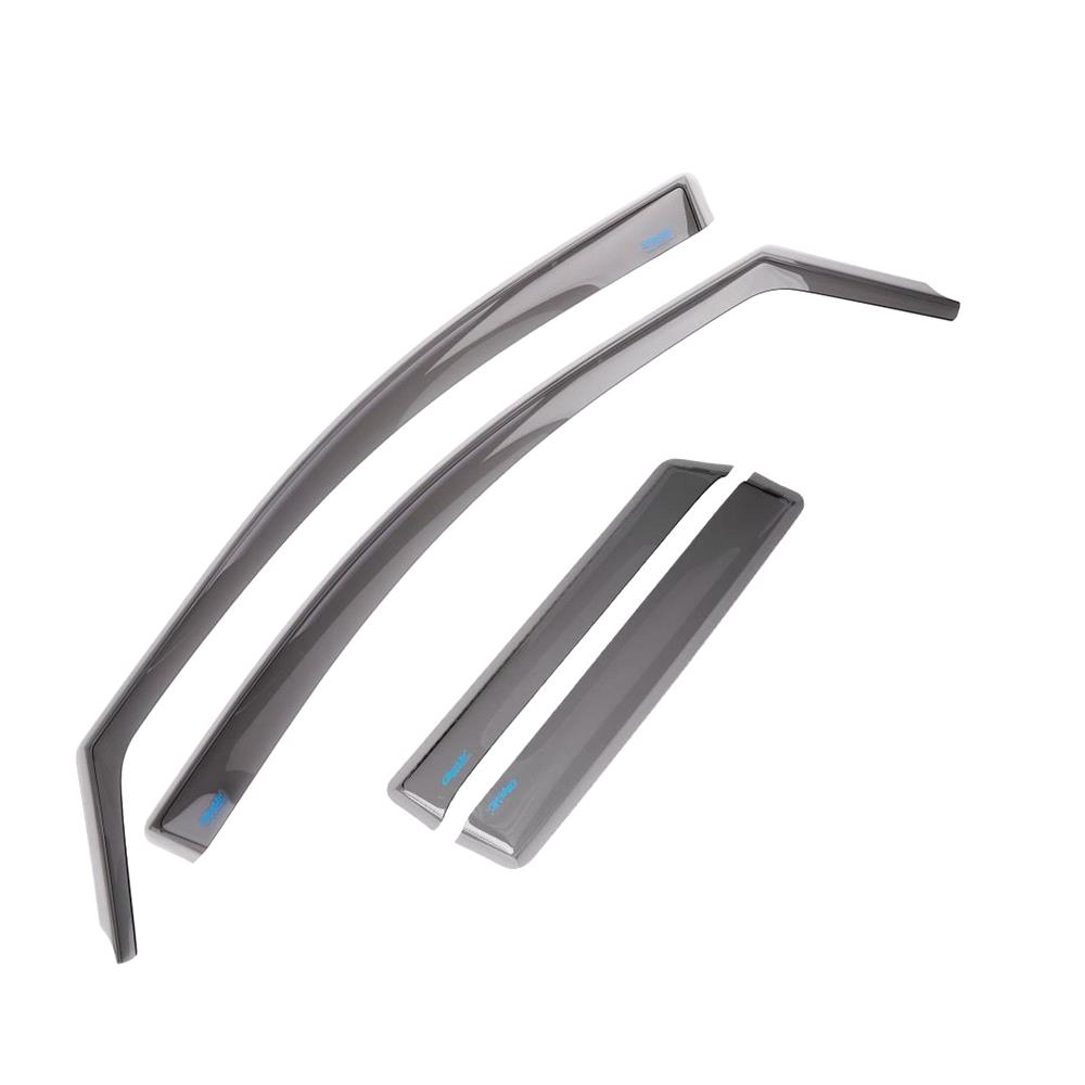 Déflecteurs Latéraux ClimAir Pour Volkswagen Taigo (CS1) 2021- - Gris Fumé, Acrylique, Avant Droit Et Gauche