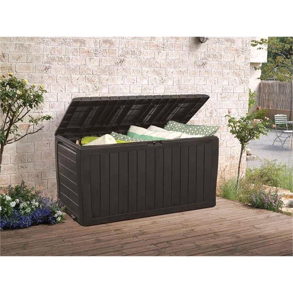 Keter Marvel Plus 270 Litres Garden Storage Box - Black | MicksGarage