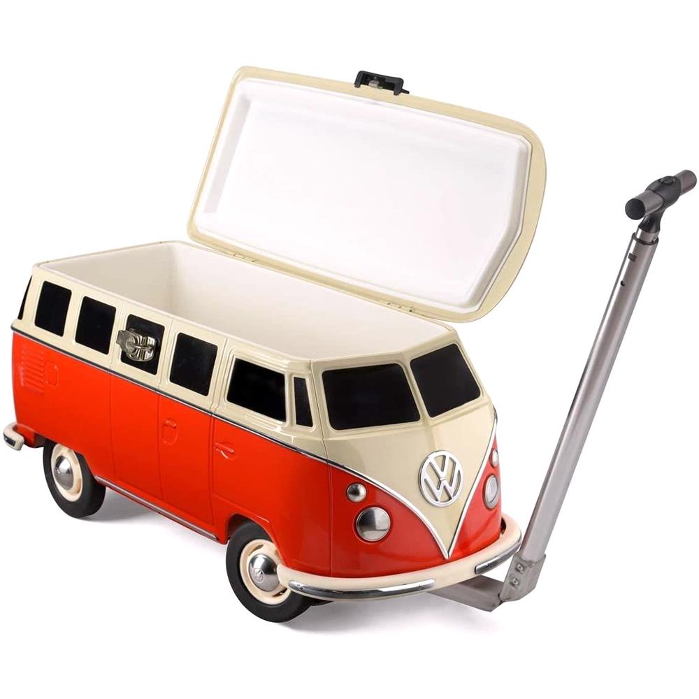 Official Volkswagen Campervan Cooler Box - Red | MicksGarage